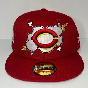 New Era Cincinnati Reds Cloud Collection 59Fifty Fitted Hat 7 3/4